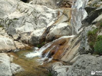 Cascada El Hornillo - Puerto Malagón; mochila espalda rutas y senderismo madrid clubes de senderismo